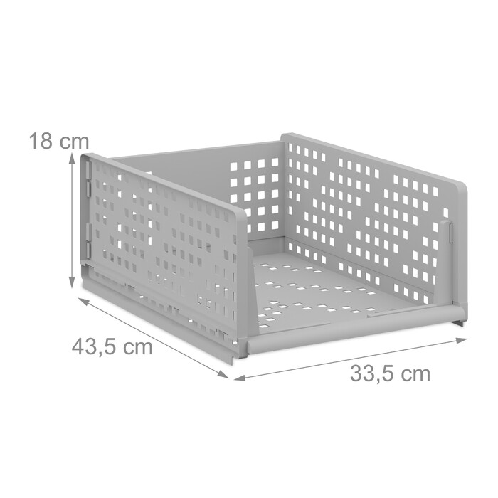 Relaxdays 3-Piece Closet Organizer Set