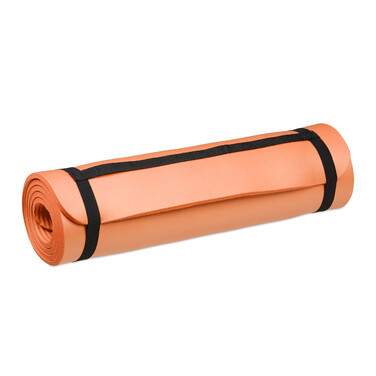 Relaxdays Yoga Mat, 1 cm thick, solid color