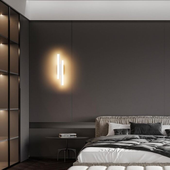 Світлодіодна настінна лампа Klighten 40 см, 12W, 850LM, тепле світло 3000K для спальні, вітальні, коридору, сходової клітки