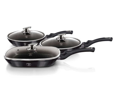 Набір сковорідок Berlinger Haus BH-6923 Carbon Pro