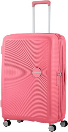 Чемодан American Tourister Soundbox Spinner L, 77 см, Розширюваний, Рожевий (Sun Kissed Coral)