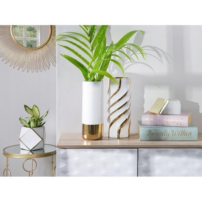 Керамічна ваза Beliani, 13 x 36 см