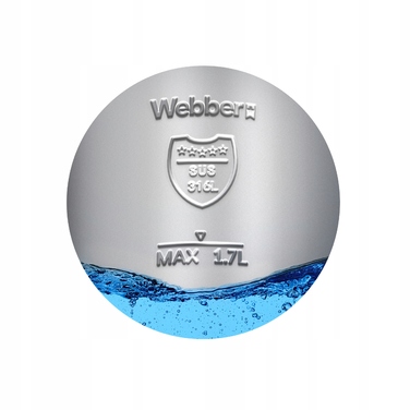 Беспроводной электрический чайник Webber с регулировкой температуры, 1.7 л, 1800 Вт