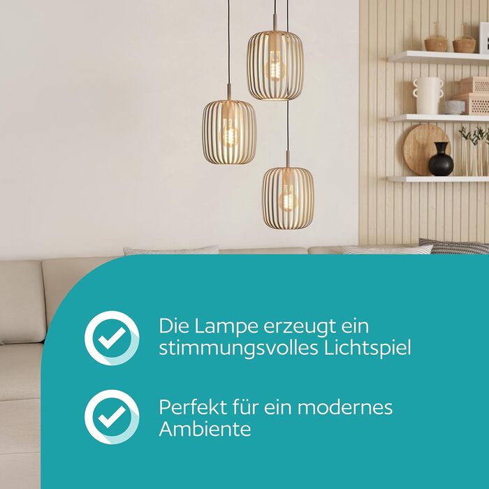 Настільна лампа EGLO Romazzina на тренозі, металева, чорна, E27, для спальні та вітальні