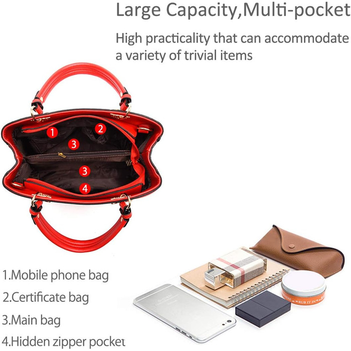 Сумка жіноча NICOLE & DORIS 2025 шкіряна чорна з пухнастим помпоном та знімним ремінцем через плече