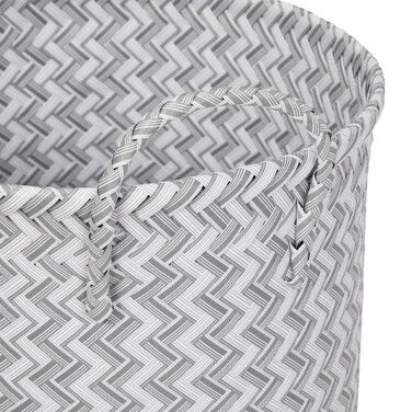 Relaxdays Woven Laundry Basket 3-Piece Set