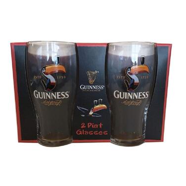 Пивні келихи Guinness Toucan 2 шт, 1 пінта - Оригінальний посуд для пива