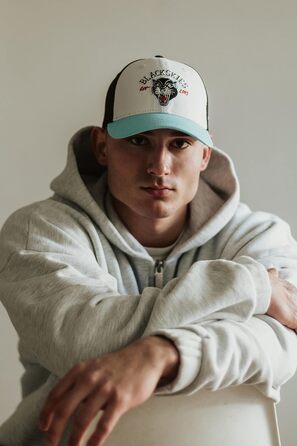 Кепка Snapback Blackskies® з візерунками та різними кольорами | Бейсболка для чоловіків та жінок | З м'якої шкіри | Літня кепка для відпочинку та повсякденного носіння | Унісекс | Streetwear, Outdoor, Summer, Casual, Один розмір (Panther - Baseball, Чорний-Синій)