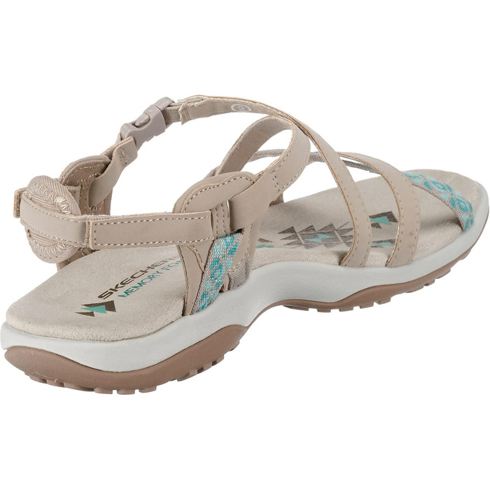 Сандалі жіночі Skechers Reggae Slim-Vacay 38 EU бежеві Duraleather