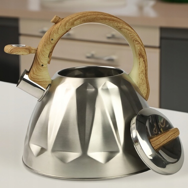 Класичний сталевий чайник Karl Hausmann, 3 л, сірий