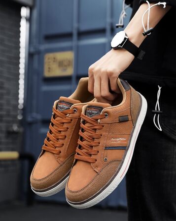 ARRIGO BELLO Кросівки чоловічі для активного відпочинку, спорту та прогулянок. Розміри 41-46 (44 EU), колір: коричневий (C1)