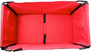 Фросал Візок для собак Бруно, червоний, складний | Транспортний візок для тварин