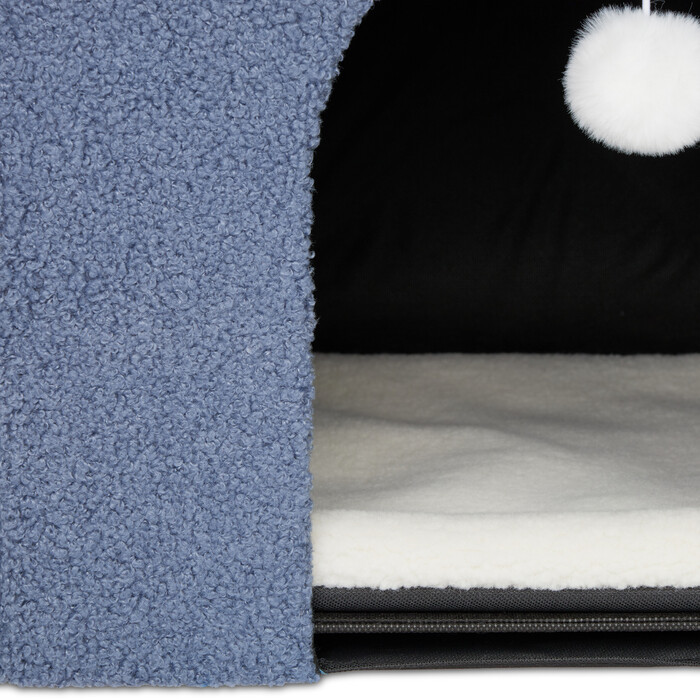 Relaxdays Cat Cave in Blue