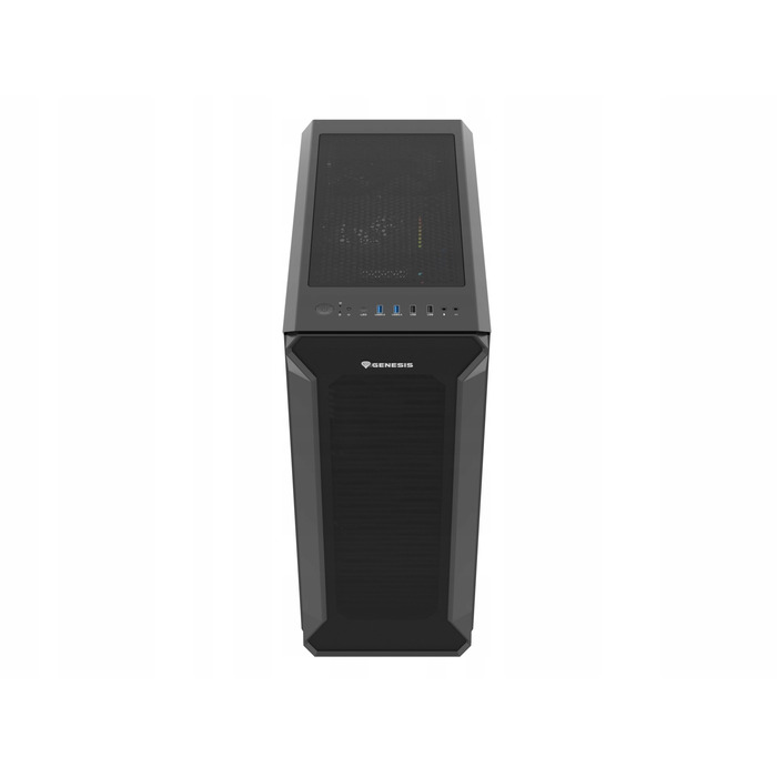 Корпус для ПК Genesis Irid 505F Midi Tower з вікном, чорний