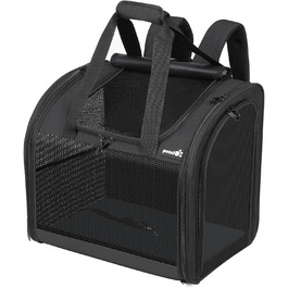 Рюкзак для собак та котів Pecute: переноска для 2 котів або 1 собаки, сірий