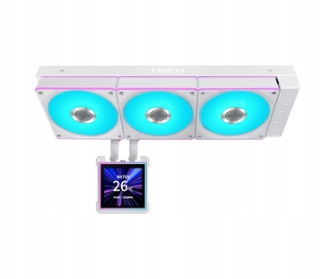 Система рідкого охолодження Lian Li Hydroshift II LCD-S 360CL 3x120мм Intel/AMD, Біла