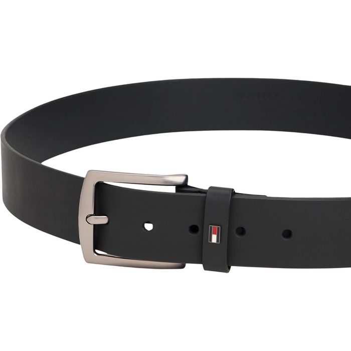 Чоловічий шкіряний ремінь Tommy Hilfiger Denton 4.0 Black (AM0AM13830)