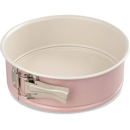 Форма для випічки Dr. Oetker Ø 20 см з плоским дном, кругла, з антипригарним покриттям, рожево-кремового кольору, для випічки, 1 шт.