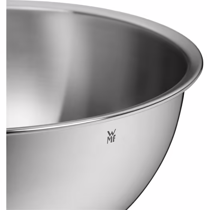 WMF Profi Plus Meat Tenderizer 34 cm, Meat Pounder, Schnitzel Pounder & Gourmet Bowl Set 4-Piece Stainless Steel Bowls for the Kitchen 0.75l - 2.75l, Mixing Bowls, Salad Bowls, Cromargan, Nesting