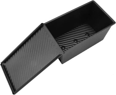 Laib Pfanne, Samfox Non-Stick Loaf Pan Toast Mold with Lid for Cake and Toast Making