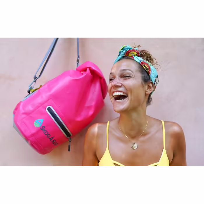 DrySåk Waterproof Floating Dry Bag with Exterior Zippered Pocket | for Kayaking, Rafting, Boating, Swimming, Camping, Hiking, Beach, Fishing | 10L & 20L Sizes
