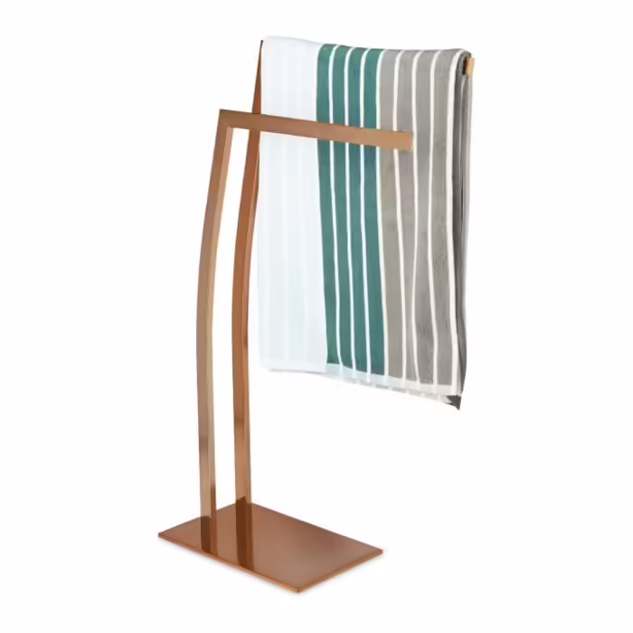 Relaxdays Towel Rack Stainless Steel WIMEDO