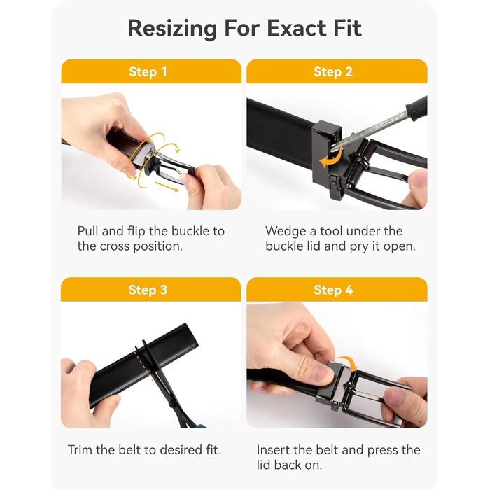 Чоловічий шкіряний ремінь CHAOREN, ремінь для костюма та ділового стилю, 32 мм, чорний/коричневий, розмір 93 см (загальна довжина 105 см)