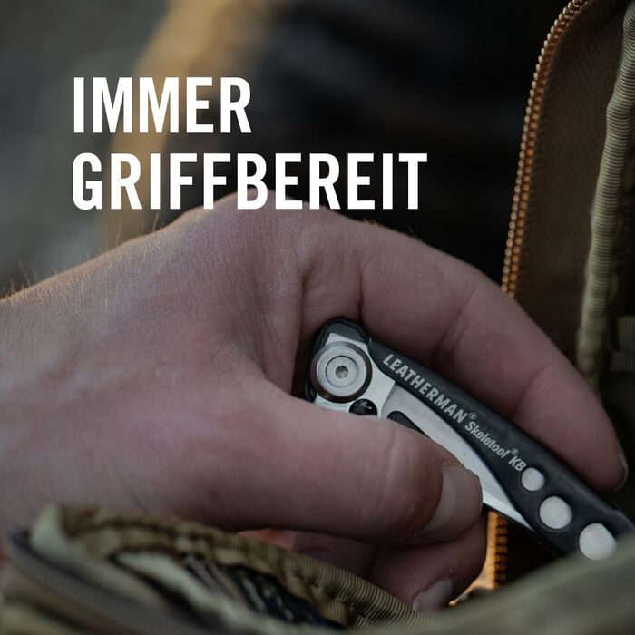 LEATHERMAN - Skeletool KB Multi-Tool, small, lightweight, and compact, Black