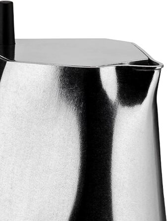 Еспресо-машина Alessi MT18/6 Ossidiana, нержавіюча сталь, алюміній, 8 x 23.5 x 11.5 см
