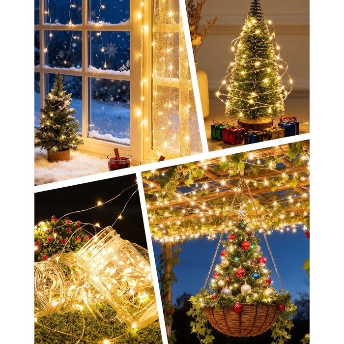 LED штора Anpro 3x3м, USB, 8 режимів, тепле світло для декору, вечірки, спальні