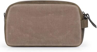 Чоловіча дорожня сумка Londo Echtleder, набір для туалету (Olive)