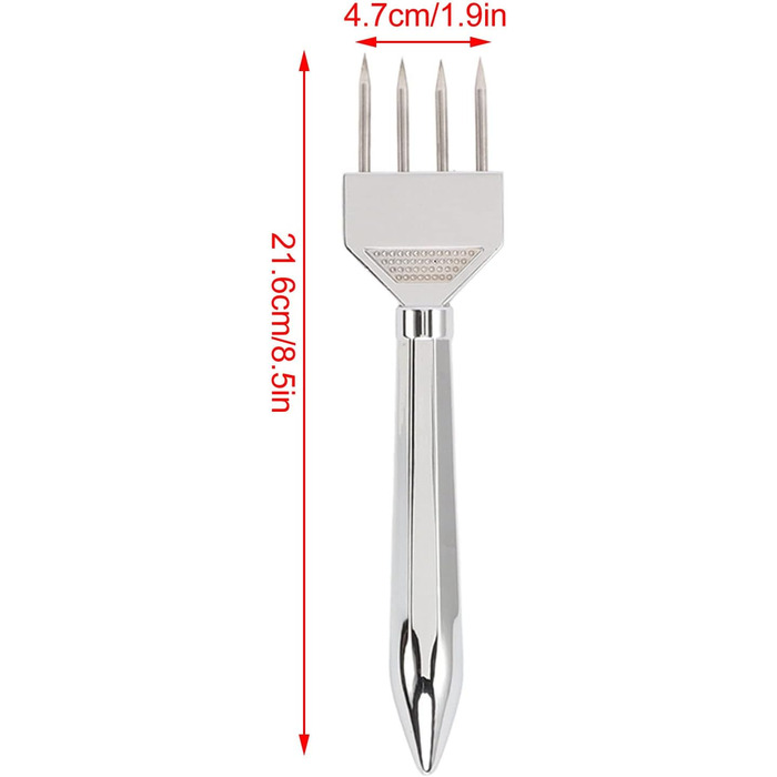Ice Pick, Stainless Steel Ice Pick Tool, Bar Tool, Manual Ice Crusher, Ice Breaker, Ice Carving Tool for Kitchen, Bar, Restaurant (457 x 457 cm / 179.9 x 179.9 inches)