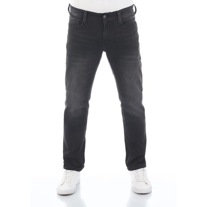 Джинси чоловічі MUSTANG Oregon Slim Fit сині (W28-W40, 32L, Black Denim 881) - Оригінал