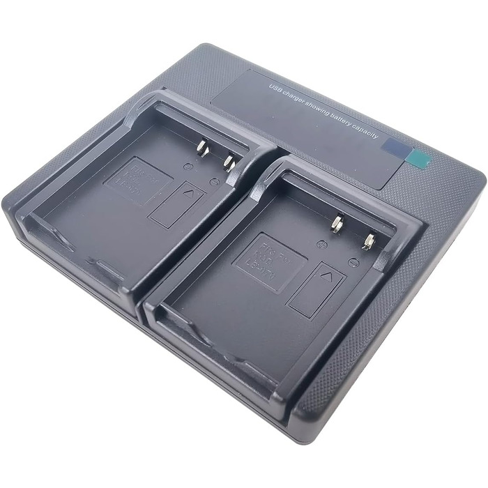 Зарядний пристрій EMOVERY USB-Dual для камер Kodak LB-070, PIXPRO S-1, AZ651, AZ652, AZ901 - 8.4V, 700mA, Micro-USB, Type-C, захист, LCD-дисплей