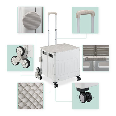 Relaxdays Shopping Trolley Stair Climber