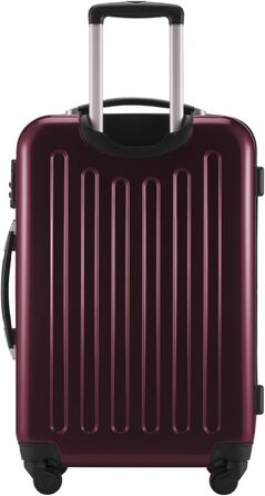 Чемодан ручної поклажі Alex від Hauptstadtkoffer, 38x23 см, 42 л, з 4 колесами, жорсткий, розширюваний, Бордовий (65)