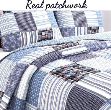 Комплект постільної білизни Cozy Line Home Fashions Moorea Wende, 3-частини (Деним, Twin)