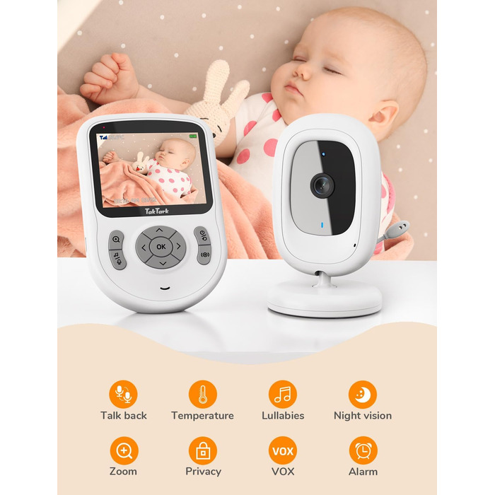 Дитячий відеоняня TakTark з камерою, 2.8