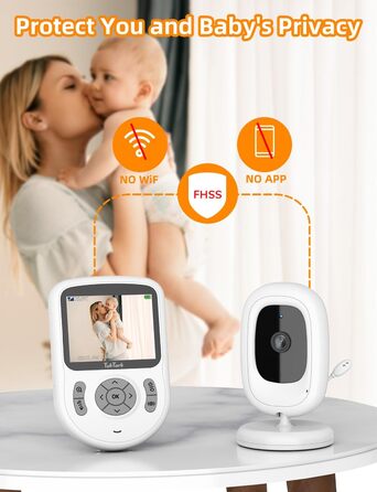 Дитячий відеоняня TakTark з камерою, 2.8