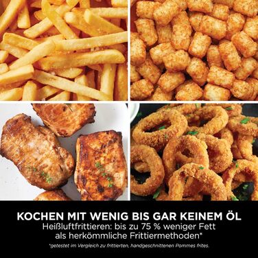 Фритюрниця повітряна Ninja Double Stack XL 9.5L з цифровим термометром, сіра SL451EU