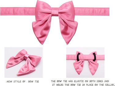 Елегантне собаче намисто Lionet Paws з краваткою - зручне шовкове намисто для маленьких собак, розмір шиї 25-40 см. Набір (1 шт.) білий та персиковий