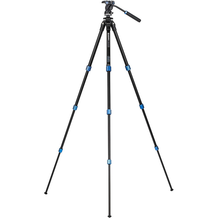 Відеоштатив Benro Slim Video Kit (TSL08AS2CSH) алюмінієвий, набір для зйомки відео
