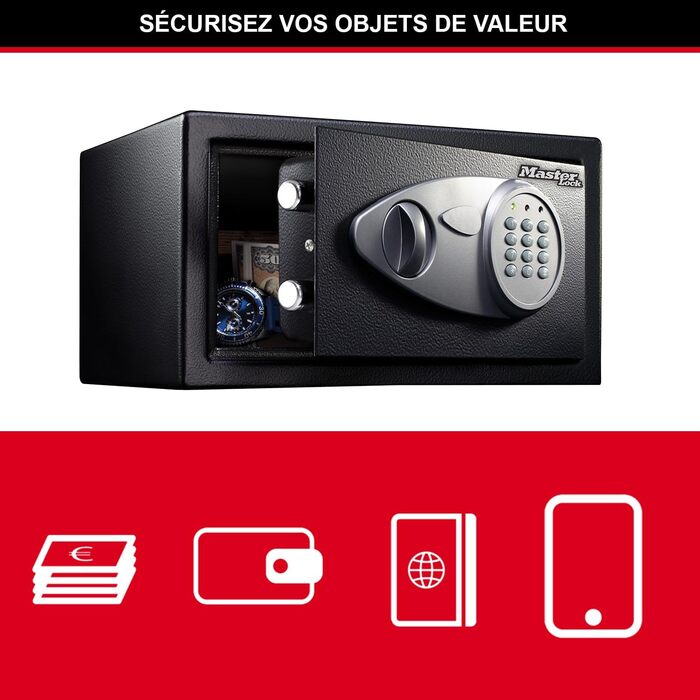 Master Lock Electronic Combination Safe - 11 Liter Security Box with Number Lock