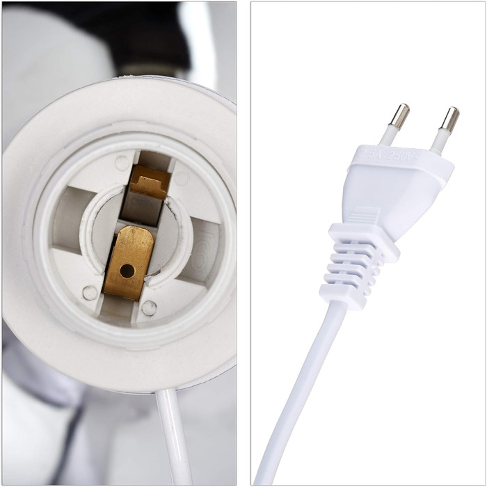 Настільна лампа Relaxdays Touch dibar з регулюванням яскравості, E14, 33,5 x 18 см, срібна