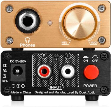 Підсилювач для навушників Douk Audio U3 Mini Class A, стерео, підвищеної якості