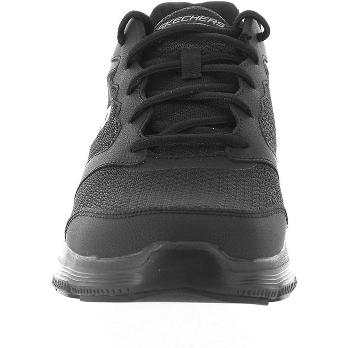 Чоловічі кросівки Skechers Flex Advantage 4.0 - чорні, шкіра, сітка, PU оздоблення