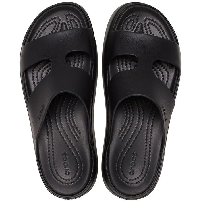 Crocs Getaway Platform H-Strap: жіночі сандалі на платформі, чорні (39/40 EU)