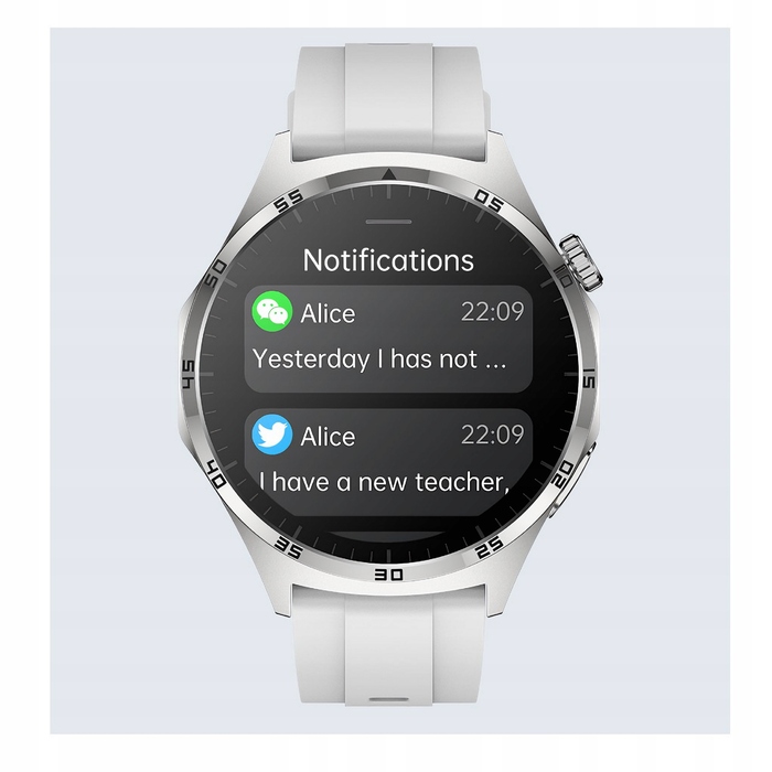 Смарт-годинник Bartomtime Kardiowatch Mtech3 з функціями ЕКГ та вимірювання глюкози, сріблястий