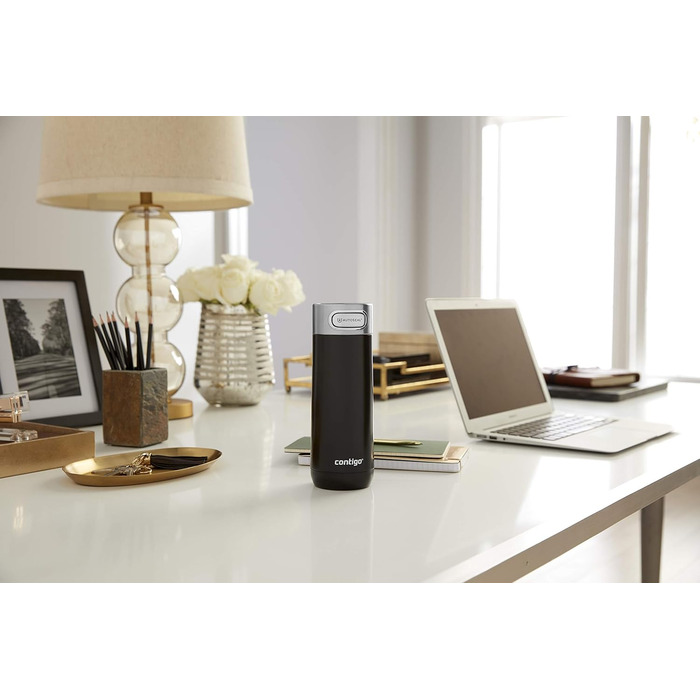 Термокружка Contigo Luxe Autoseal з нержавіючої сталі, 360 мл, Licorice - витривала, з ізоляцією, без BPA