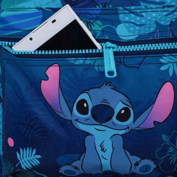 Шкільний рюкзак однокамерний Lilo & Stitch CoolPack, синій, 21 л